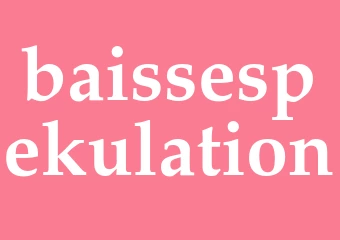 Synonym baissespekulation