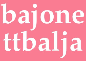 Synonym bajonettbalja