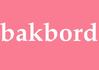 Synonym bakbord