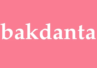 Synonym bakdanta