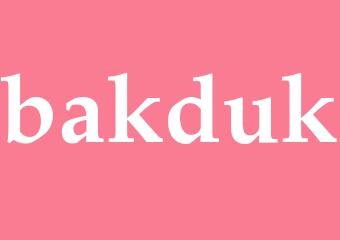 Synonym bakduk