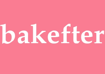 Synonym bakefter