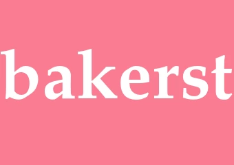 Synonym bakerst