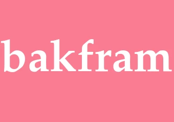 Synonym bakfram