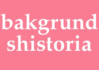 Synonym bakgrundshistoria