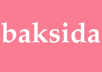 Synonym baksida