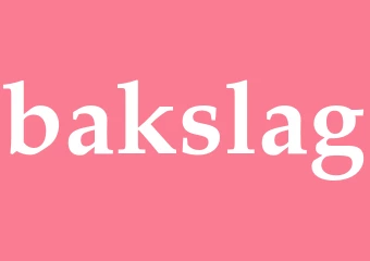 Synonym bakslag