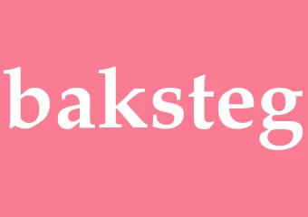 Synonym baksteg