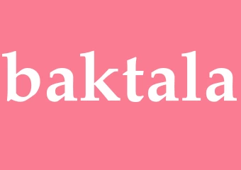 Synonym baktala