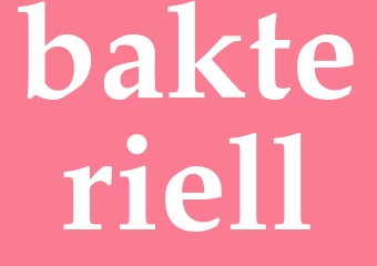 Synonym bakteriell