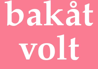 Synonym bakåtvolt