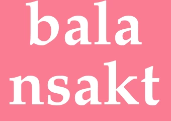 Synonym balansakt
