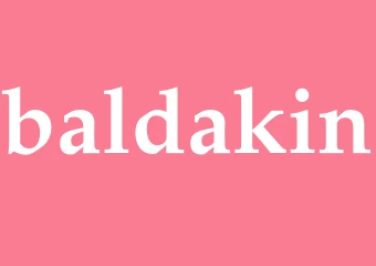 Synonym baldakin