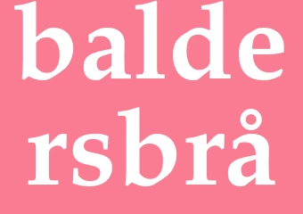 Synonym baldersbrå
