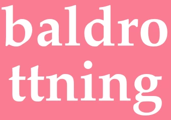 Synonym baldrottning