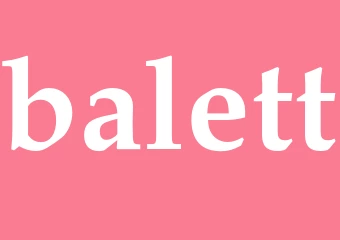 Synonym balett