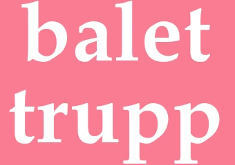Synonym balettrupp