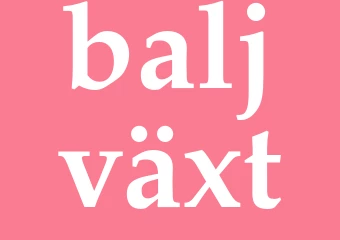 Synonym baljväxt