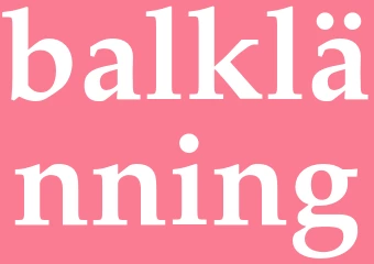 Synonym balklänning