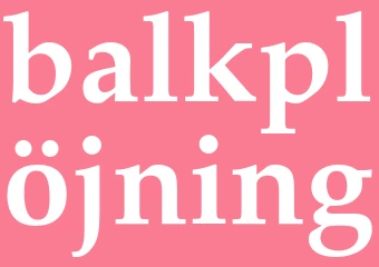 Synonym balkplöjning
