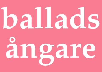 Synonym balladsångare