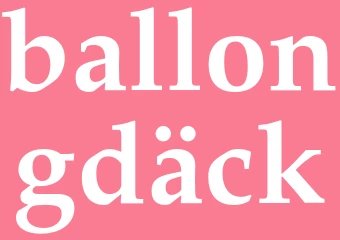 Synonym ballongdäck