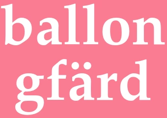Synonym ballongfärd
