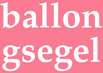 Synonym ballongsegel