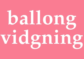 Synonym ballongvidgning