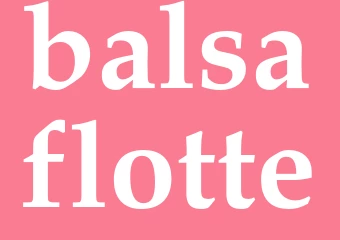 Synonym balsaflotte