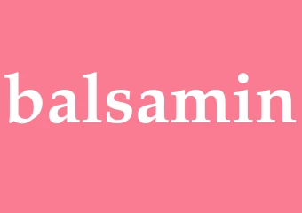 Synonym balsamin