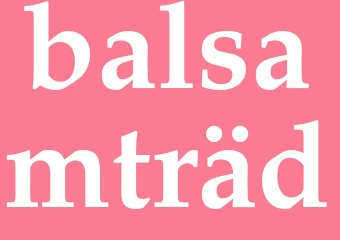 Synonym balsamträd