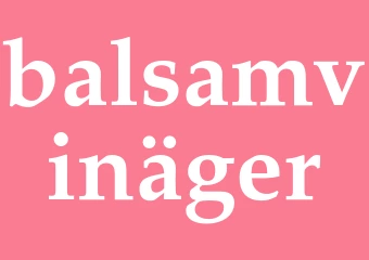 Synonym balsamvinäger