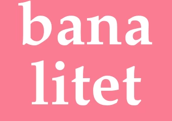 Synonym banalitet