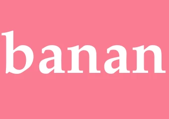 Synonym banan