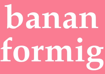 Synonym bananformig