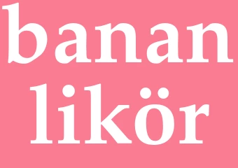 Synonym bananlikör