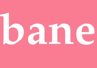 Synonym bane