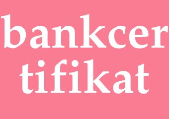 Synonym bankcertifikat