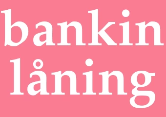 Synonym bankinlåning