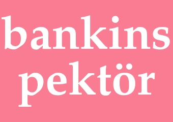 Synonym bankinspektör