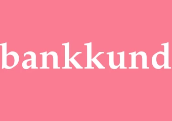 Synonym bankkund