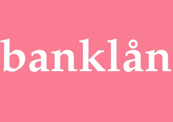 Synonym banklån