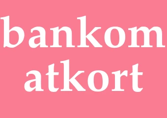 Synonym bankomatkort