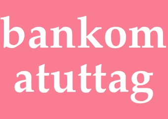 Synonym bankomatuttag