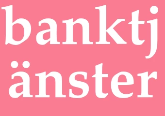 Synonym banktjänster