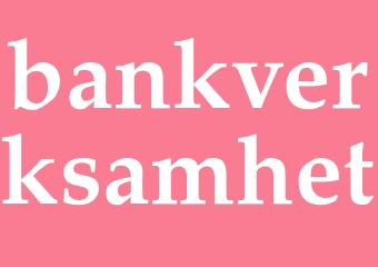 Synonym bankverksamhet