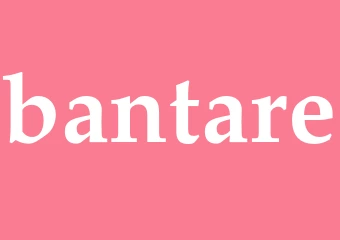 Synonym bantare