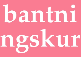 Synonym bantningskur