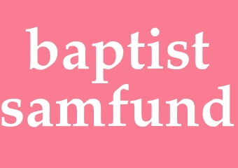 Synonym baptistsamfund